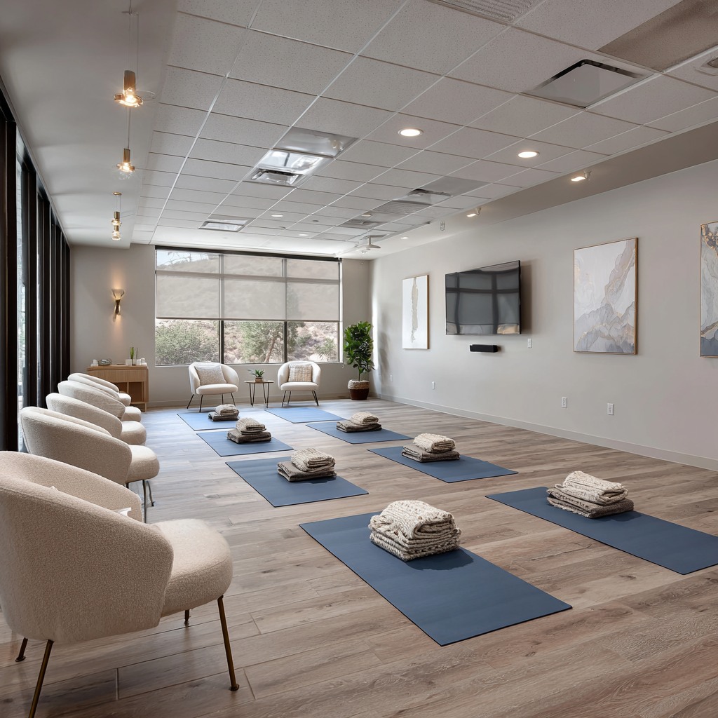 Residential treatment living area at ADAT Helpline facility